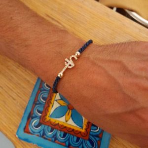 Bracciale uomo con diamanti Saro Tedeschi